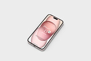 iPhone 15 Plus Mockup, an iPhone Mockup by Graphicbars (Thumbnail 12 of 17)