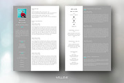 CV / Resume template for MS Word, a Resume Template by Mellene Templates (Thumbnail 1 of 2)