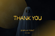 Ghostor - Display Font, a Script Font by Ary_ngeblur (Thumbnail 5 of 5)