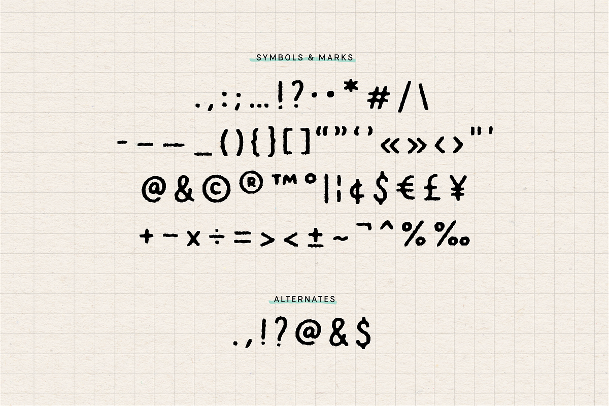 Elastique Stylo Rough - 10 Fonts, a Sans Serif Font by type peace (Photo 13 of 16)