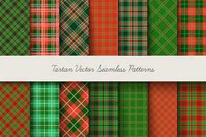 Christmas Plaid Vector Paper