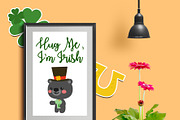 Happy St. Beartrick Day Clip Art, a Seasonal Illustration by Cozy Cat Design (Thumbnail 9 of 10)