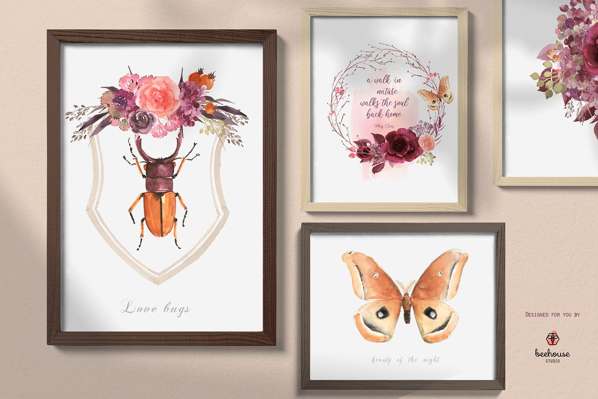 Autumn Watercolor Illustration, a Decorative Illustration by beehouse studio (Photo 6 of 10)