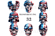 Veterans Day Clipart, a Decorative Illustration by Pati Charm Studio (Thumbnail 3 of 7)