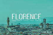 FLORENCE font family, a Sans Serif Font by LTNG STUDIO (Thumbnail 1 of 7)