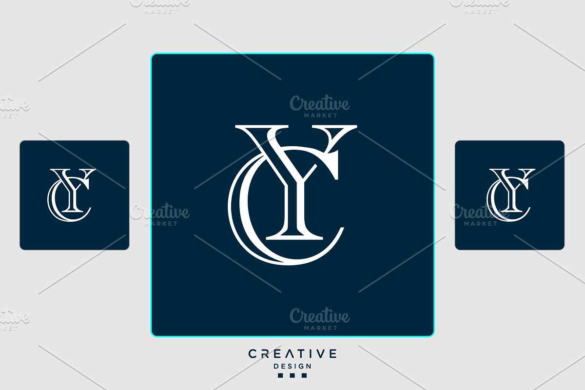 Alphabet Letters Icon Logo CY or YC, a Graphic by art_creater (Photo 1 of 2)