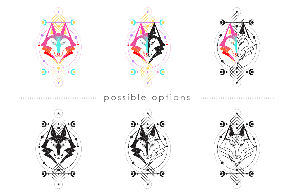 Sacred Geometry Animal Totem, an Animal Illustration by Flo Sacred Art (Photo 5 of 13)