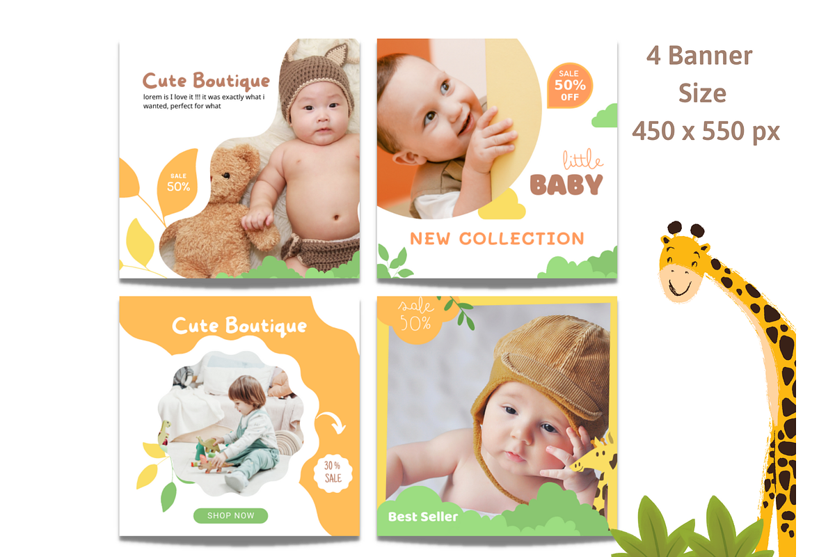 Shopify Banner Kids Website, a Landing Page Template by Meoww_Design (Photo 3 of 5)