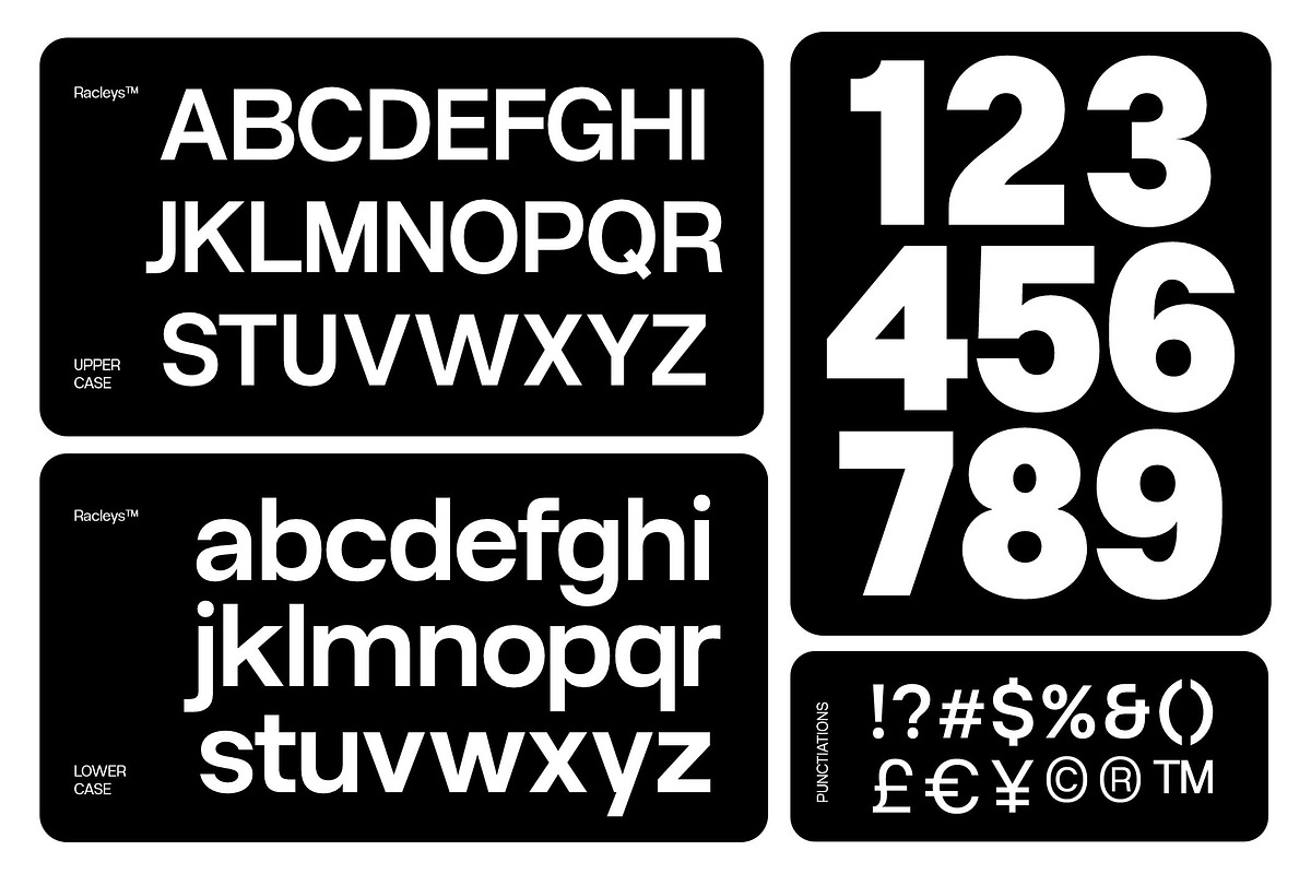 Racleys Font, a Sans Serif Font by Glyphminds Studios (Photo 10 of 10)