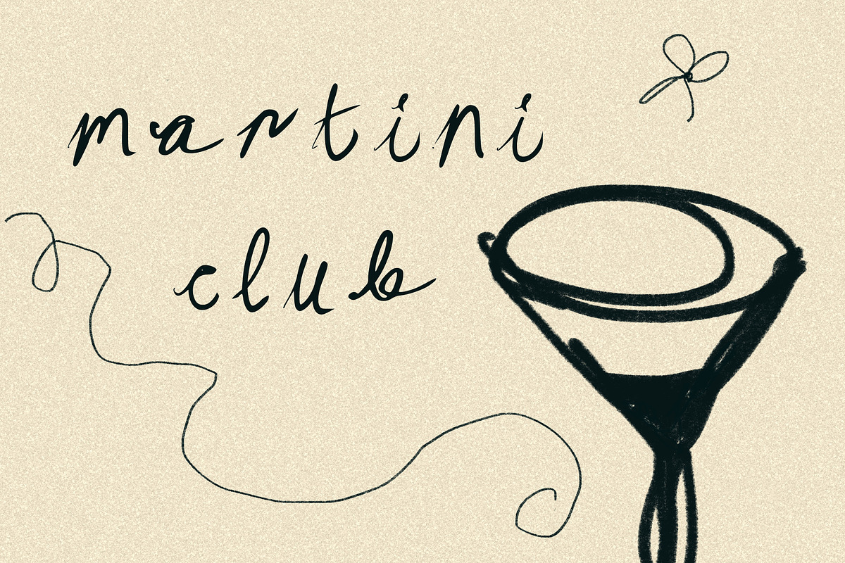 Handwritten Script Font, a Handwritten Font by elif (Photo 1 of 4)