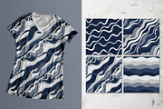 Wavy seamless patterns, a Pattern Graphic by pineart (Thumbnail 3 of 6)