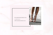 Blogger Media Kit & Proposal, a Resume Template by AdoredDesigns.com (Thumbnail 5 of 5)