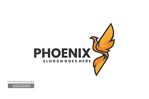 Phoenix Simple Mascot Logo, a Branding & Logo Template by ivan_artnivora