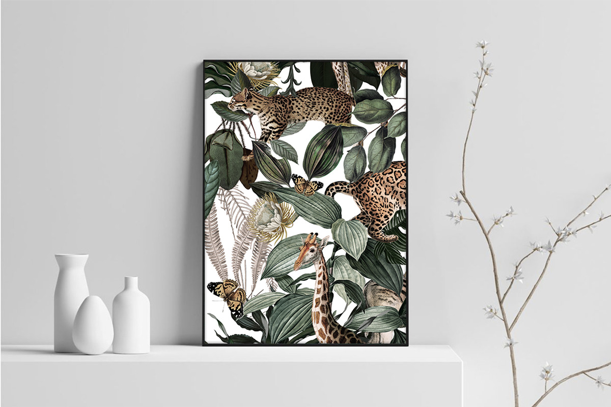 Wild pattern Summer, a Wallpaper Graphic by Luiz da Rolt Grathwohl