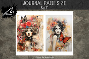 Girl and Butterflies, Collage Papers, a Person Illustration by Digital Art Mahdiseño (Thumbnail 4 of 9)