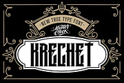 Krechet font, a Blackletter Font by Mister Chek (Thumbnail 1 of 2)