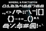Makqu - Futuristic Font, a Sans Serif Font by MaikoHatta (Thumbnail 5 of 6)