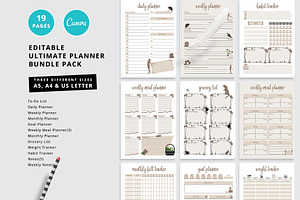 Canva Ultimate Planner Bundle Vol.28