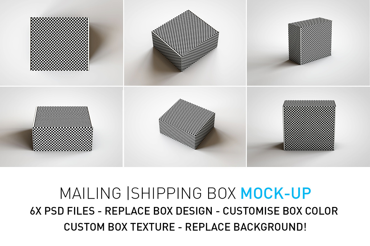 Mailing | Shipping Box-Mock-Up, a Packaging Mockup by TSOBG (Photo 2 of 9)