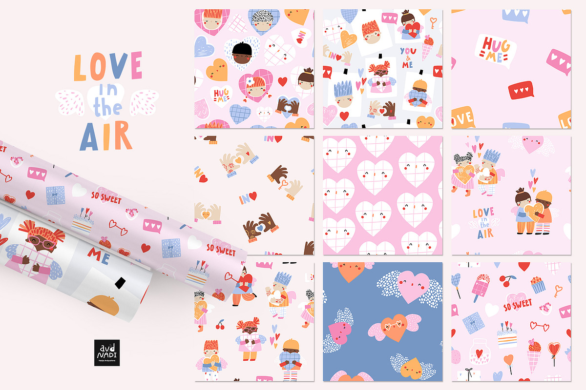 IN LOVE : cute clipart collection, a Person Illustration by avdnadi (Photo 5 of 9)