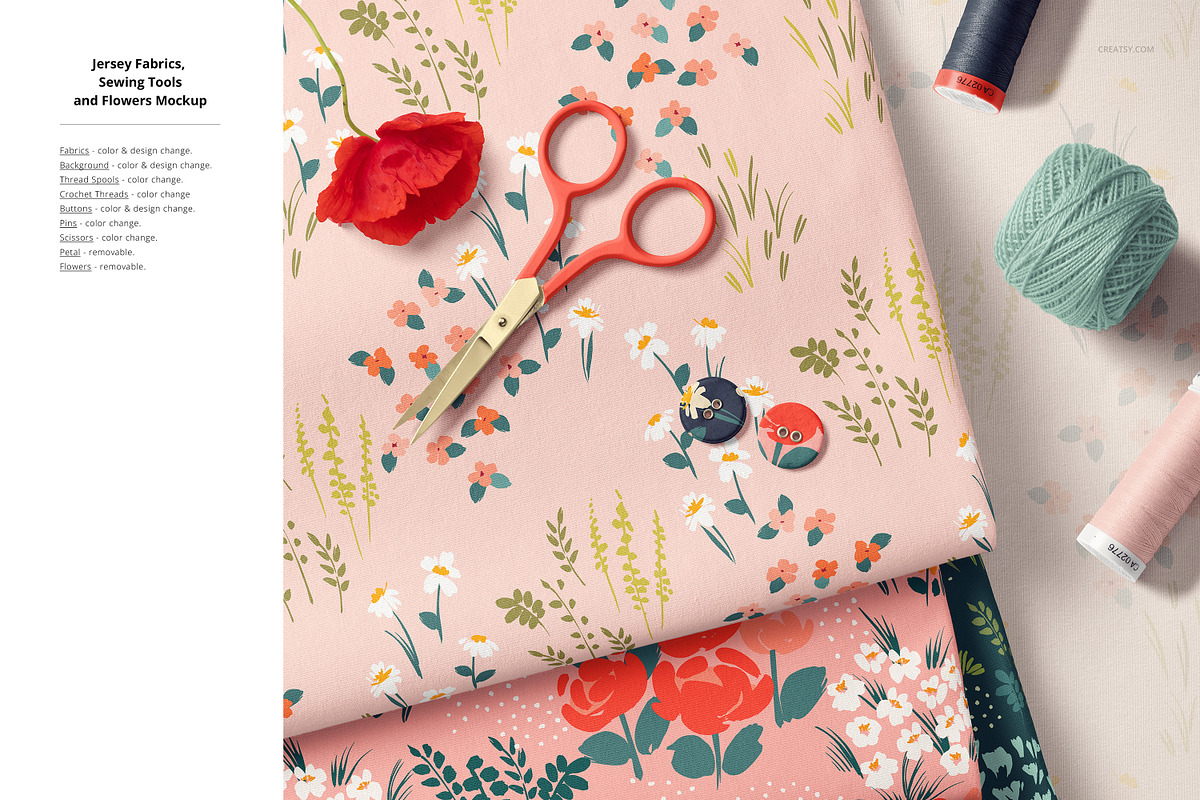 Fabric Factory v.8 Mockup Bundle, a Merchandise Mockup by creatsy5 (Photo 7 of 53)