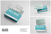 Pill Box Mockup, a Packaging Mockup by Budogol Studio (Thumbnail 1 of 4)