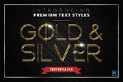 Gold & Silver #3 - 15 Text Styles, a Layer Style Add-On by Jonas Stensgaard (Thumbnail 14 of 18)