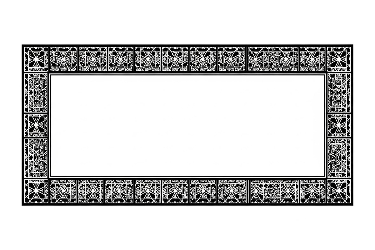 Geometric Border Frame Bundle, an Illustration by Designer_Momina (Photo 28 of 31)