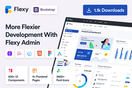 Flexy Bootstrap Admin Template, a Bootstrap Template by WrapPixel