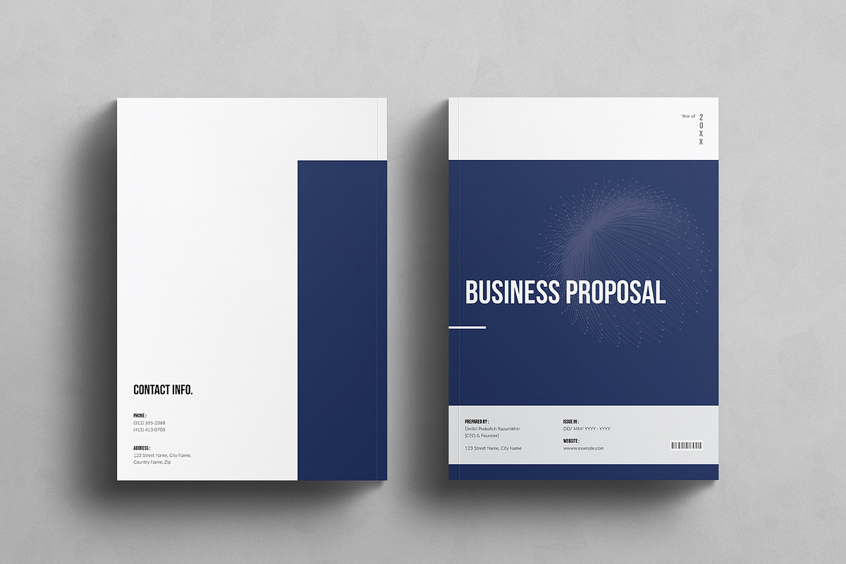 Business Proposal Template, a Brochure Template by E-Type (Photo 7 of 7)