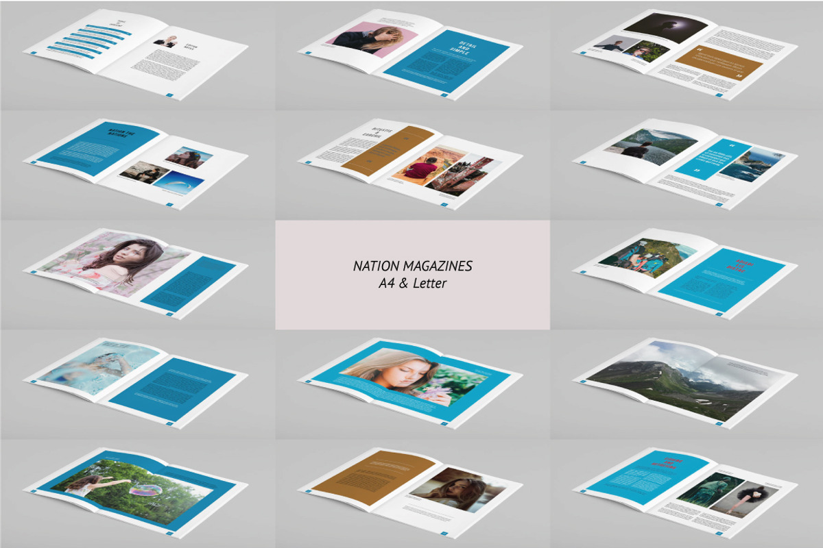 A4 & Letter Nation Magazines, a Magazine Template by marone (Photo 4 of 5)