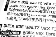 Massiva GrotesQ Thin, a Sans Serif Font by dawnland (Thumbnail 4 of 5)