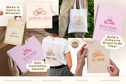 Cowgirl Hat Logo Branding Kit, a Branding & Logo Template by Hell Yeah Designs (Thumbnail 4 of 7)