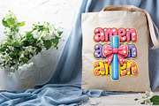 Floral Amen Christian Easter PNG, an Illustration by DreamPrint404 (Thumbnail 4 of 6)