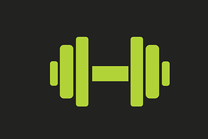 Modern Gym App Icon Design | Minimal, a Branding & Logo Template by microtasker