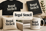 Regal Stencil, a Serif Font by Wow Magic (Thumbnail 2 of 5)