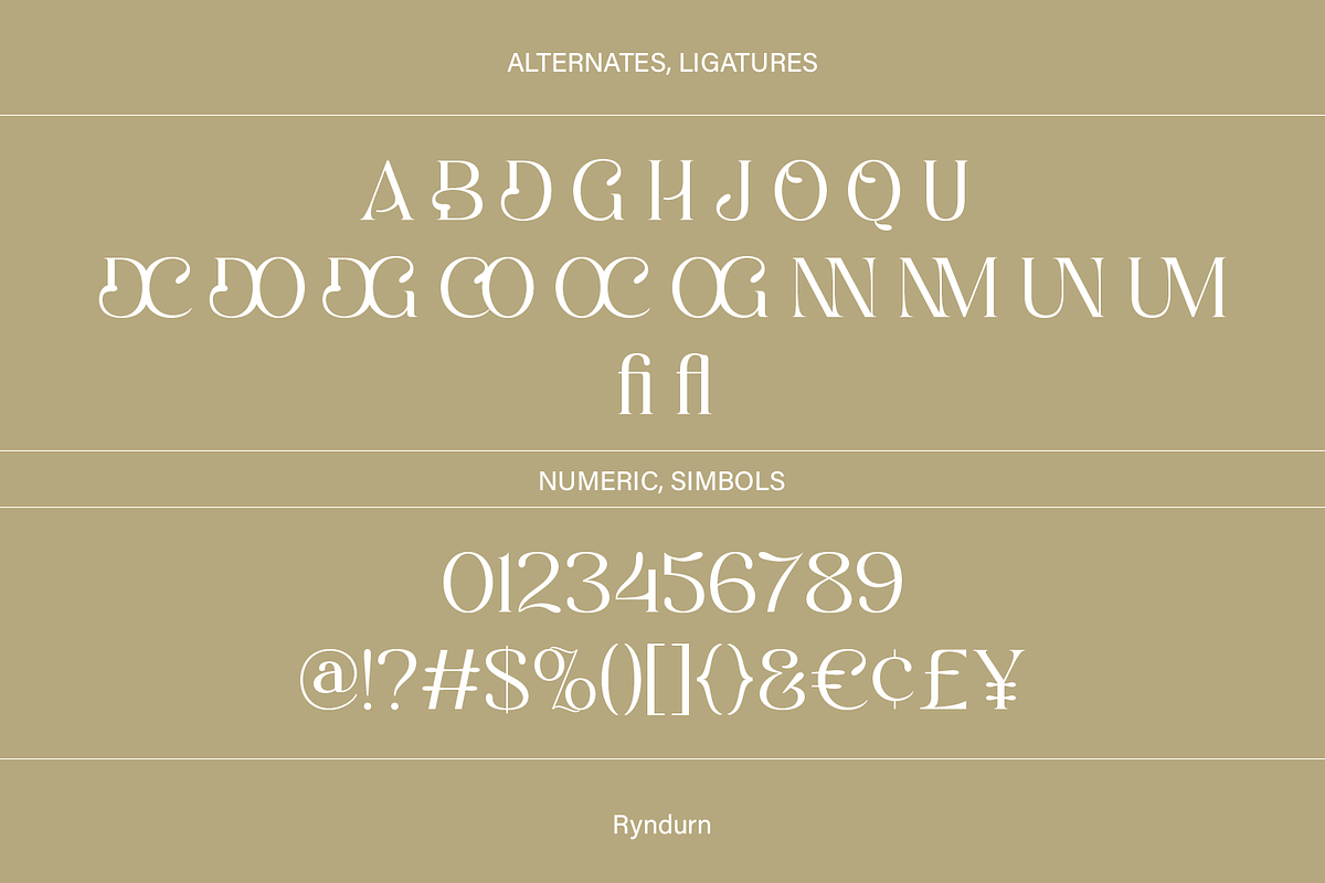 Ryndurn, a Serif Font by Zaloma Studio (Photo 20 of 20)