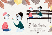 True Love Watercolor Pack, an Animal Illustration by Visual Impact (Thumbnail 2 of 4)