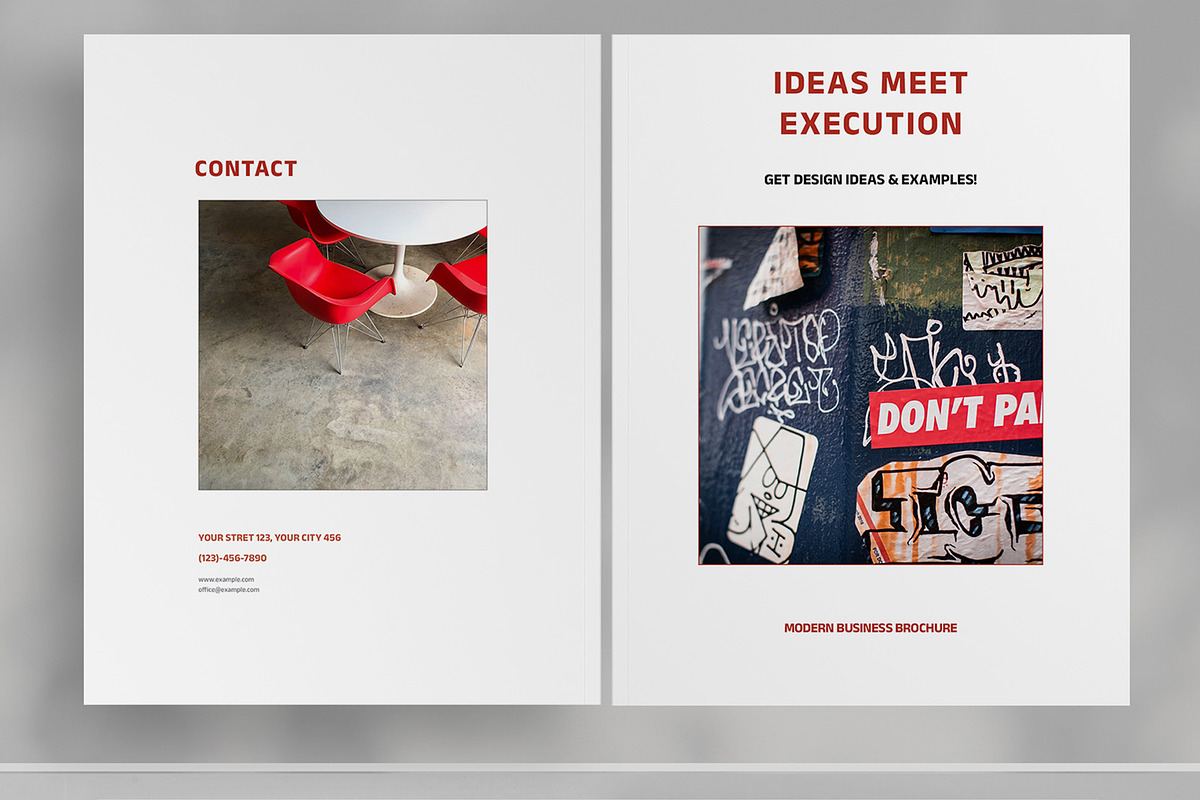 Red Marketing Studio Brochure, a Brochure Template by Boris Cupac (Photo 2 of 7)