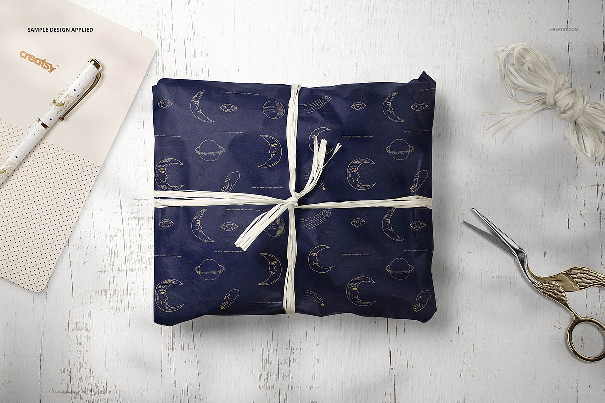 Gifts Wrapping Tissue Paper Mockup, a Packaging Mockup by creatsy5 (Photo 15 of 24)