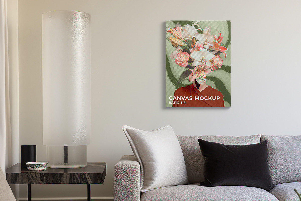 Canvas Mockup Kit 01, a Household Mockup by Mockups by Carlos Viloria (Photo 19 of 21)