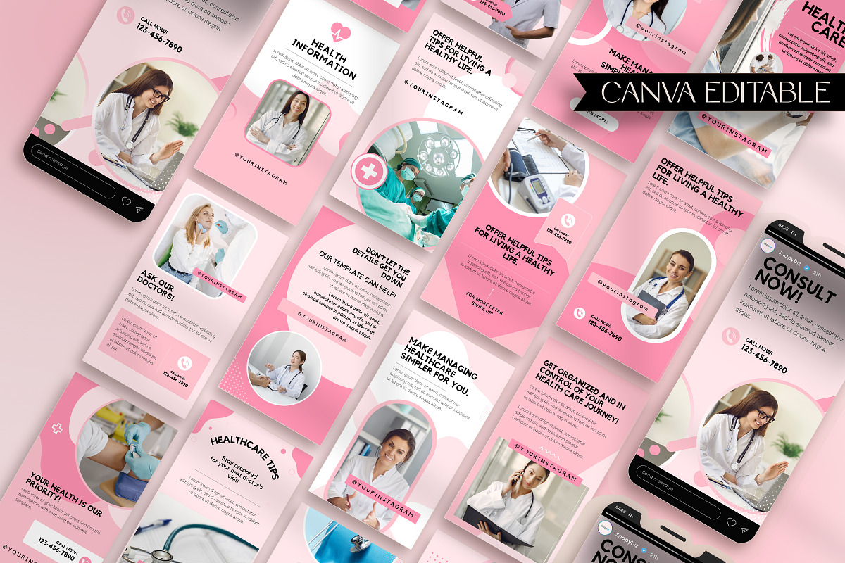 Healthcare Instagram Story Template preview 7