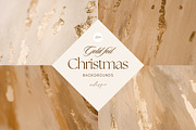 Gold Foil Christmas Backgrounds, a Background Graphic by eclosque (Thumbnail 24 of 25)