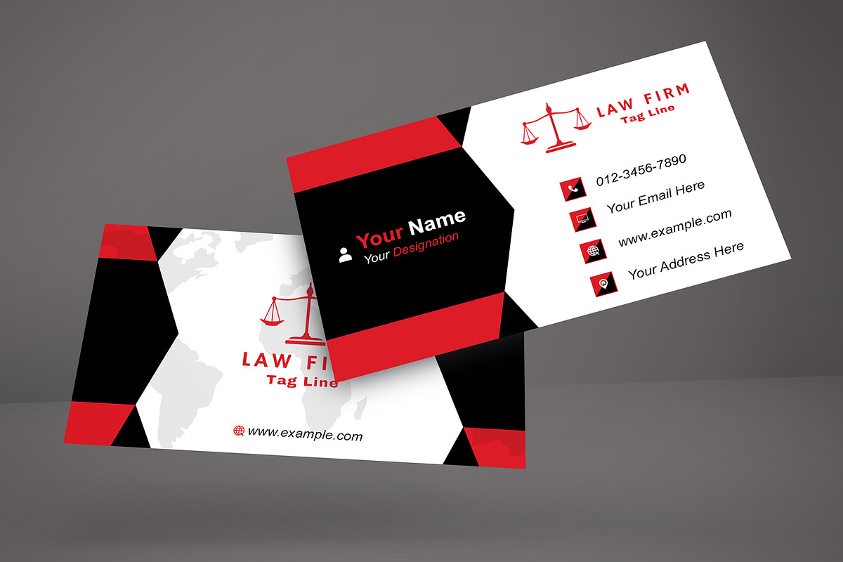 Modern Legal Advisor Card preview 3