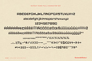 KutOut - A Fun & Funky Font, a Sans Serif Font by Komet & Flicker (Thumbnail 11 of 12)