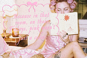 Fleur de Plume, a Script Font by Lilithcollageart (Thumbnail 5 of 9)