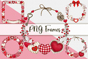 60 Watercolor love themed elements, a Seasonal Illustration by angychan (Thumbnail 4 of 8)