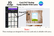 Invitation 5x7 Card Mockup Bundle, an Invitation Template by DaisyStudio (Thumbnail 2 of 13)