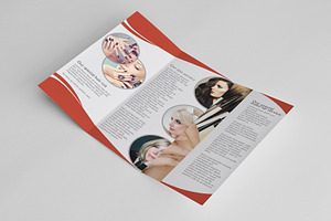 Trifold Beauty Salon Brochure -V745