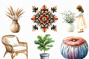 Home Decor Clipart Bundle, an Illustration by Craft Nest (Thumbnail 4 of 6)